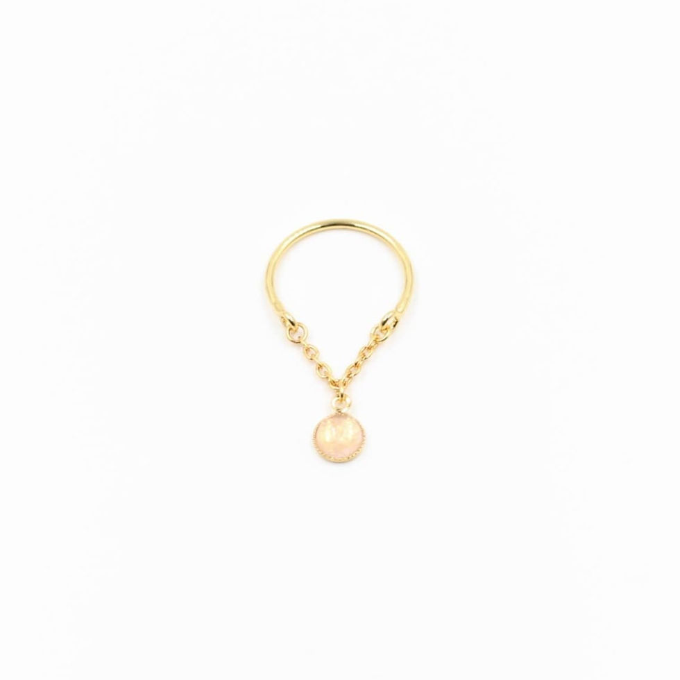 Miniature : Bague THÉA-Quartz rose