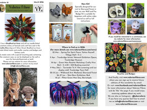 Our first newsletter 0f 2026 with details of our latest creations and upcoming events