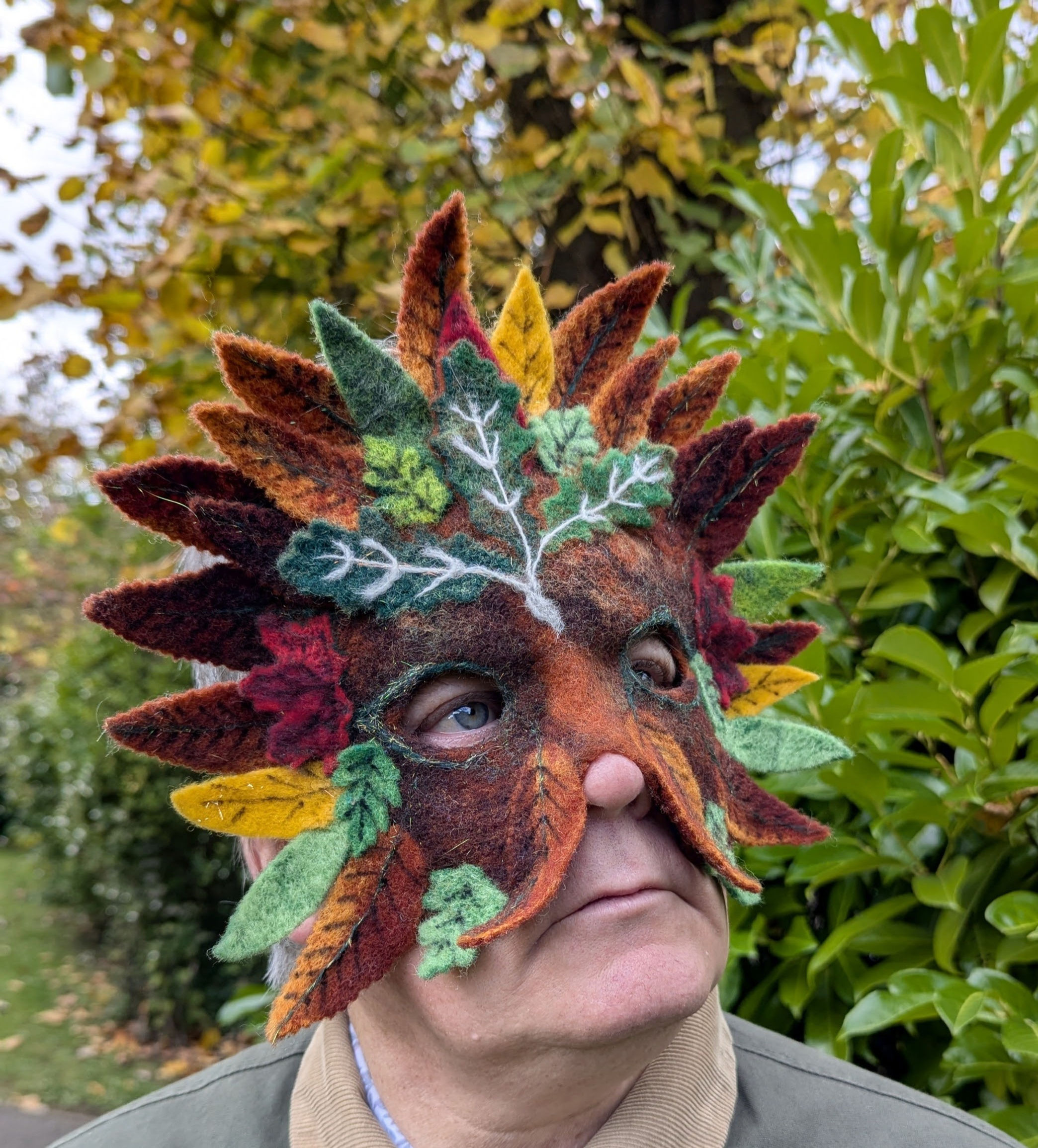 Autumn Fire Green Man