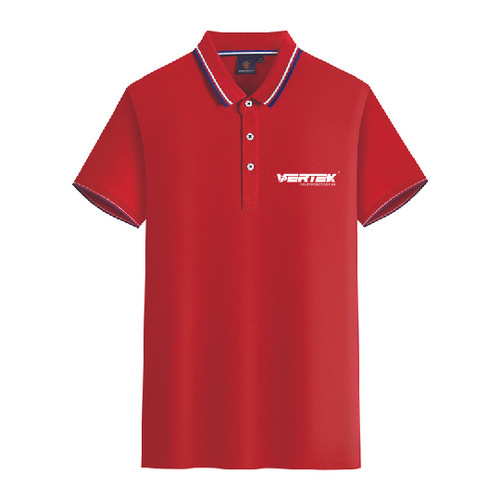 Polo Shirt Red Vertek Films polo-shirt-red-vertek-films