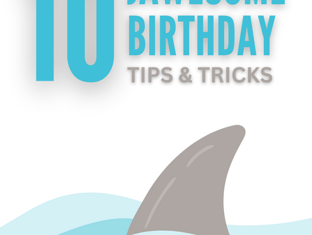 Shark Attack! A Jawsome Birthday Party for Your Little Shark Lover!