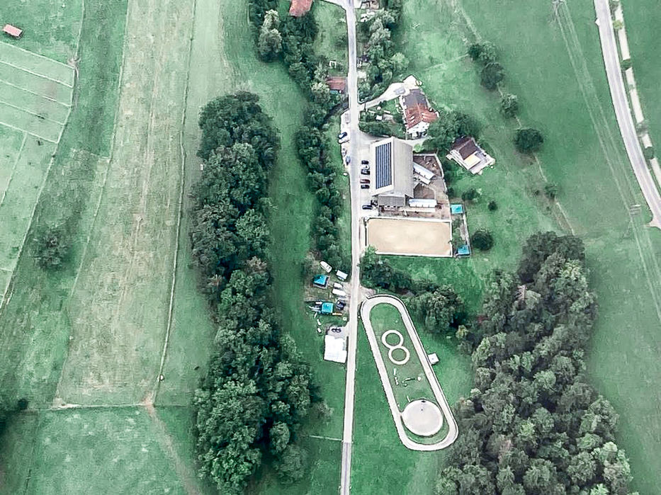 Islandpferdehof Lieburg von oben