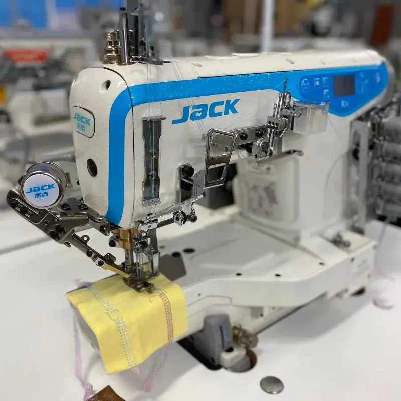 Thumbnail: JACK K5E-UT-01GB Advanced Top & Bottom Feed Cylinderbed Interlock Thread Trimmer