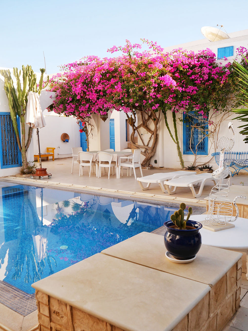 Dar Khadija, une maison d'hôte merveilleuse à Hergla en Tunisie