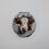 Thumbnail: Brown and White Cow Silver Compact Mirror