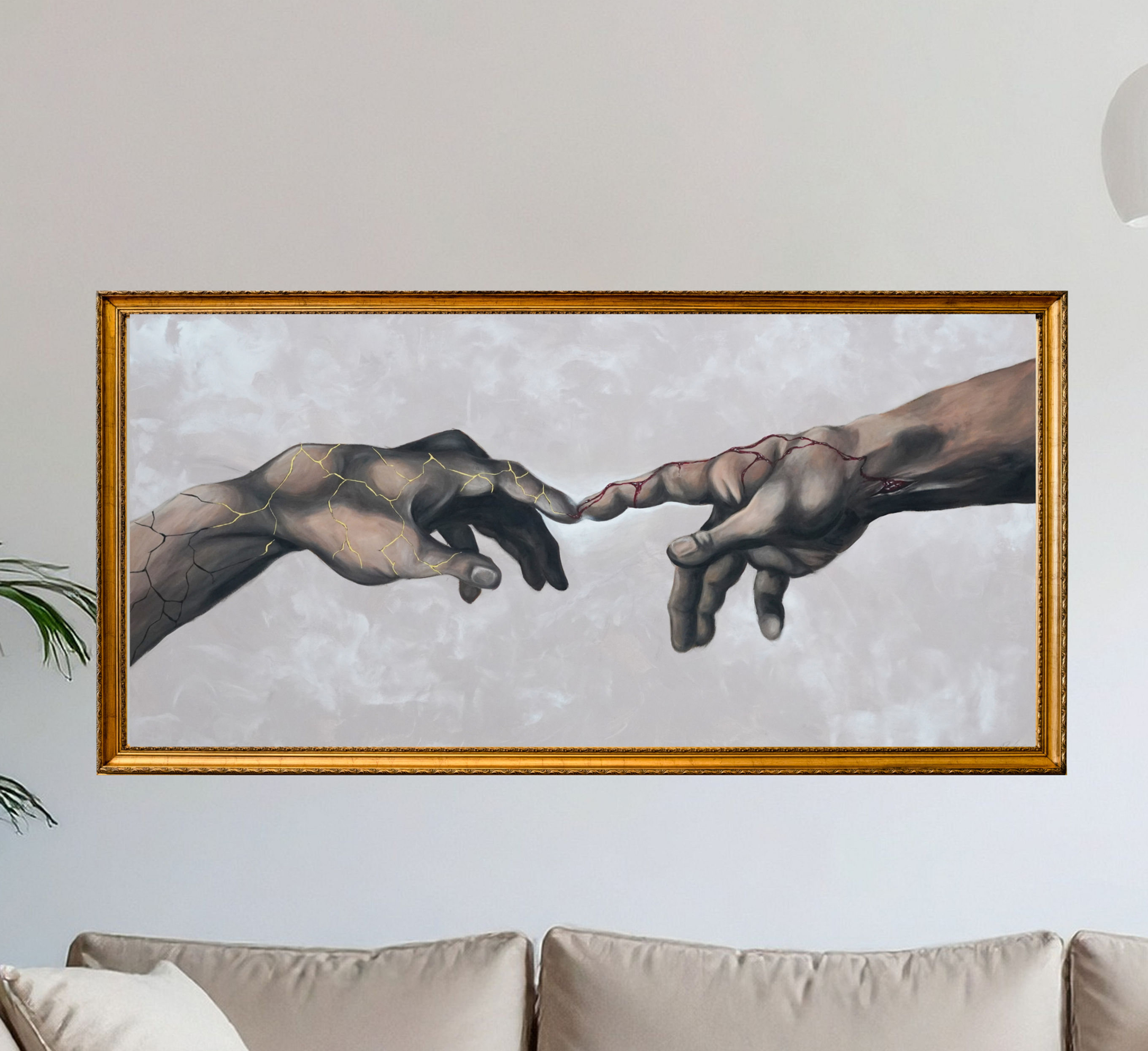 FÜR DICH ( Chamesch) - KUNSTDRUCK 25x60 cm / 10x24″