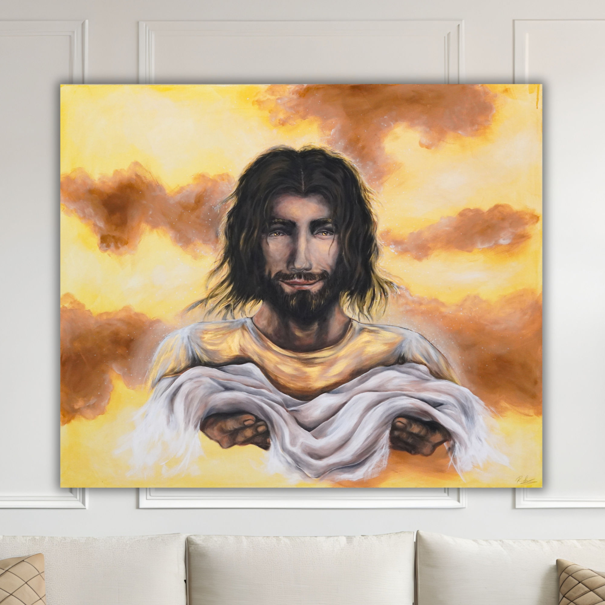 NEUE KLEIDER ( Chamesch ) - LEINWAND 70x100 cm / 28x40″