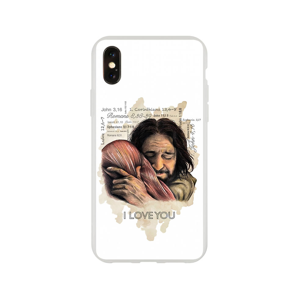 Miniaturbild: TRUE LOVE- Iphone Handyhülle (Weiß)