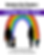 Two people walking dogs wearing colourful bandanas in front of a rainbow. The top text reads "Moonbeam Dog Training's Rainbow Field Trips" with a big banner saying "Coming April 2026". At the bottom, text reads "Guided Group Walks for Dogs With Big Feelings".