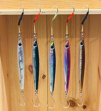 Jigs available to pair with Jigging Rigs
