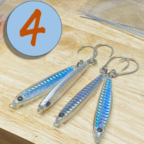 Hard Shell Forage Shape - 4 Of a Kind | Monomoy Tackle
