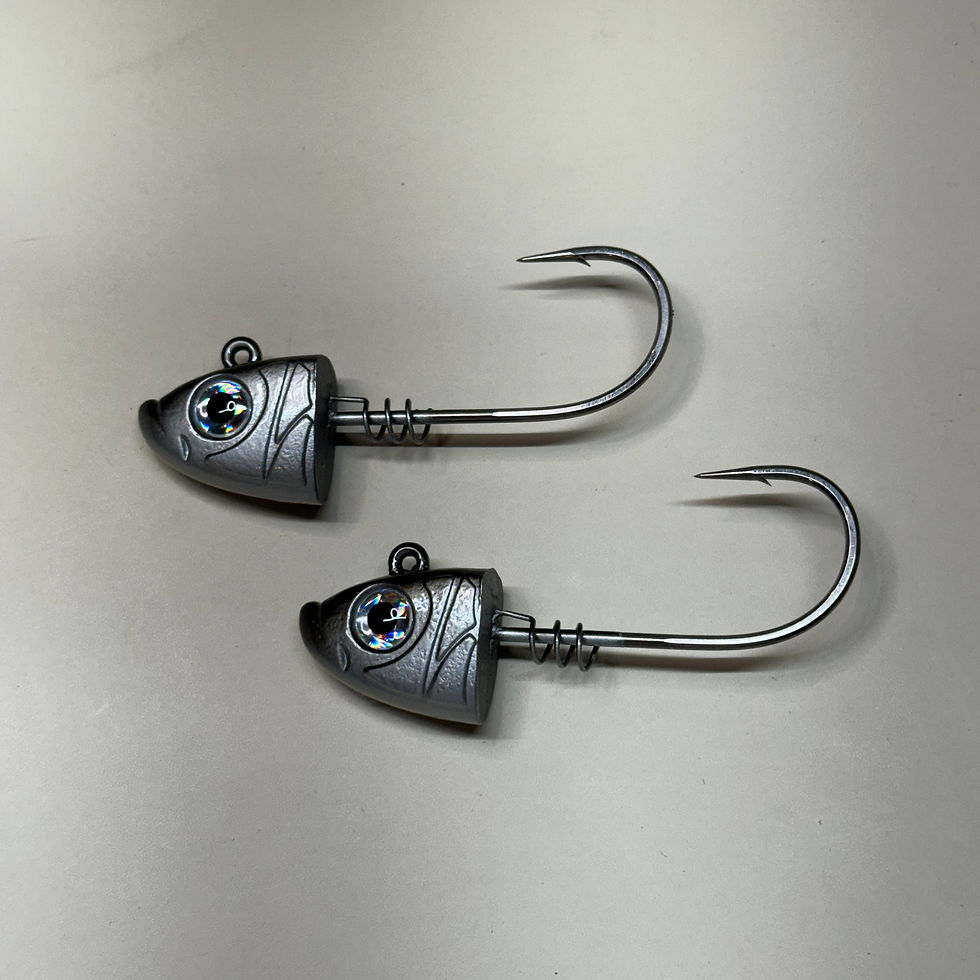Thumbnail: SpiraLok '5' Jig Head, 2 Pack -Dark and Stormy - All Weights