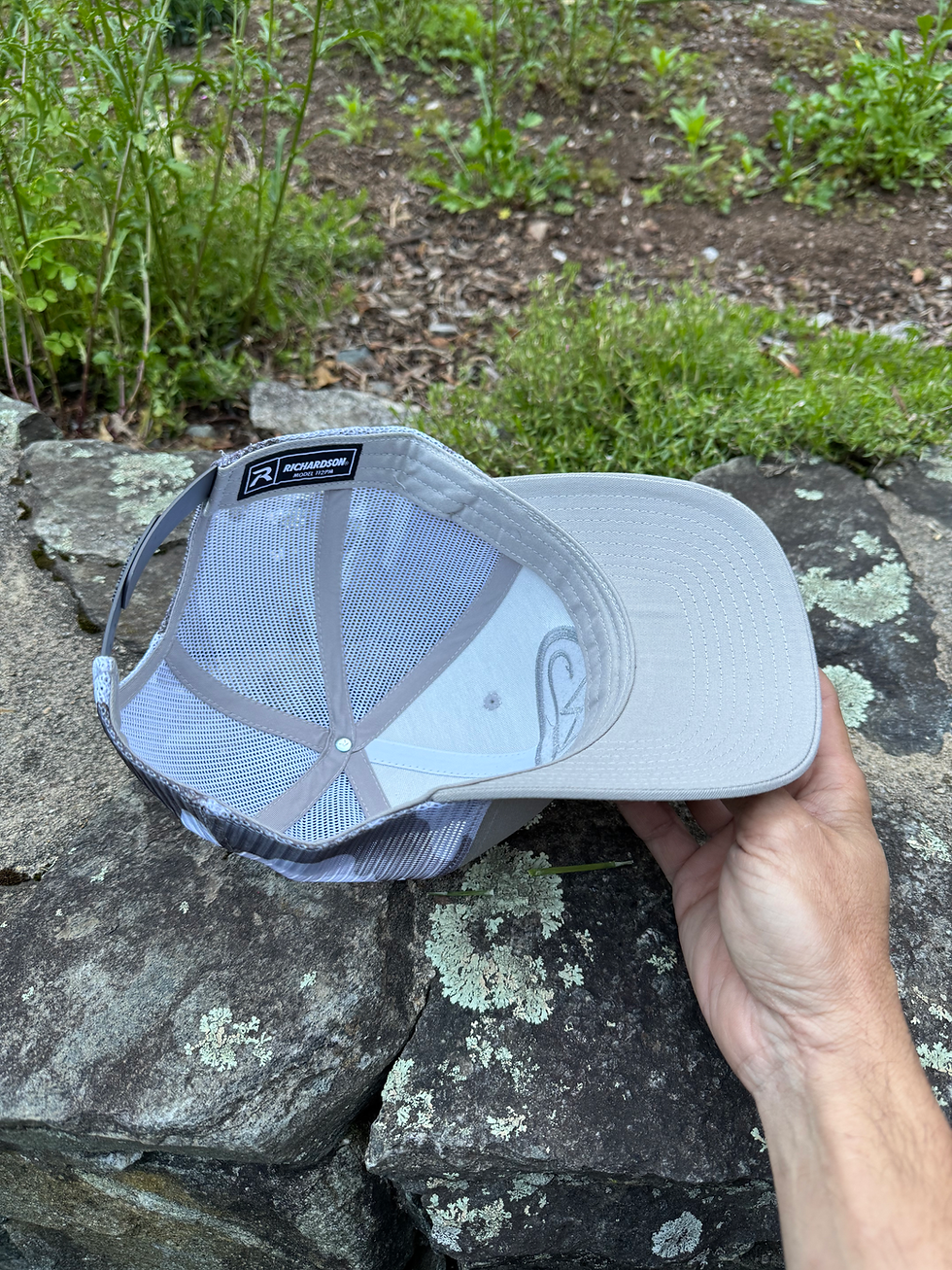 Thumbnail: 'North Cut' Classic Snapback - Gray/Gray Camo Mesh