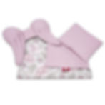 Miniatura: Pack 5 Piezas Cojín Nido Premium Rosa Tejido Nido de Abeja