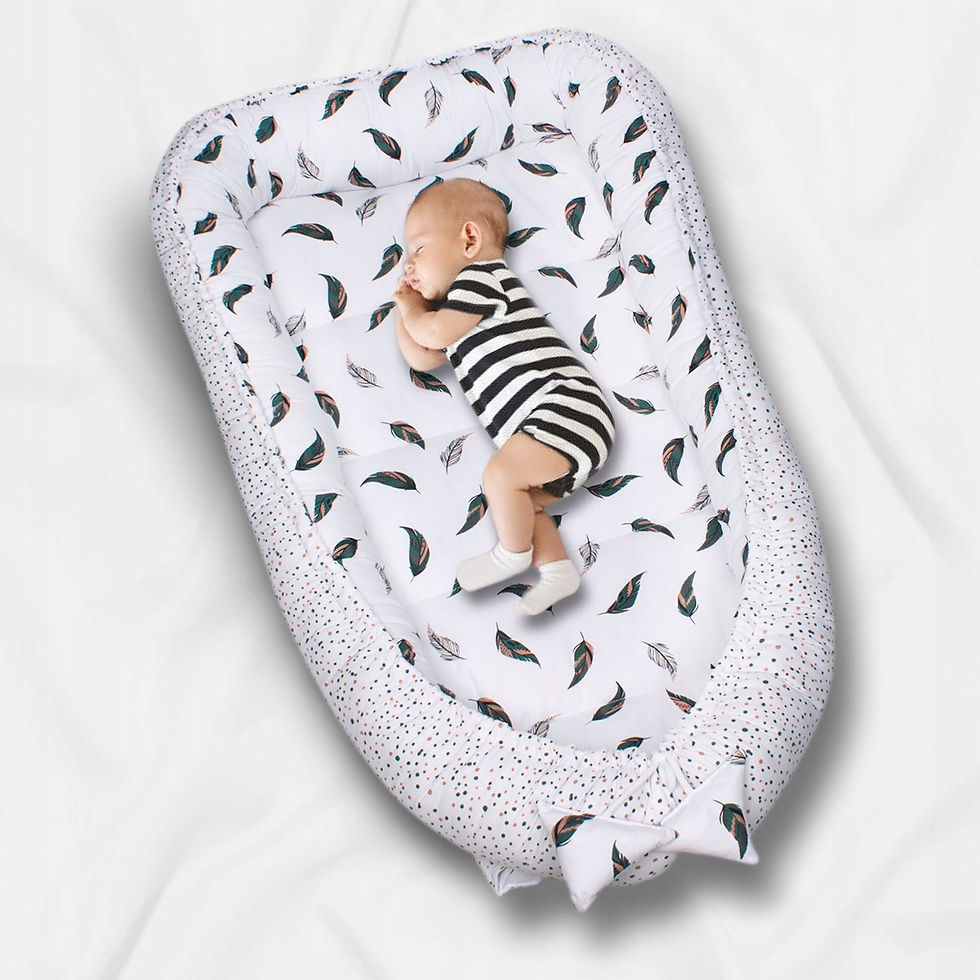 Miniatura: Cojín Cunita Nido XXL extra grande Plumitas Blanco