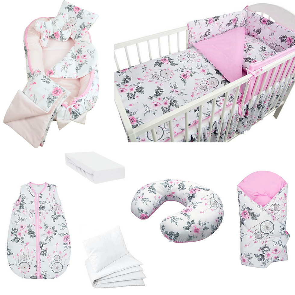 Mega Pack Ahorro 14 piezas textiles para tu cuna Atrapasueños