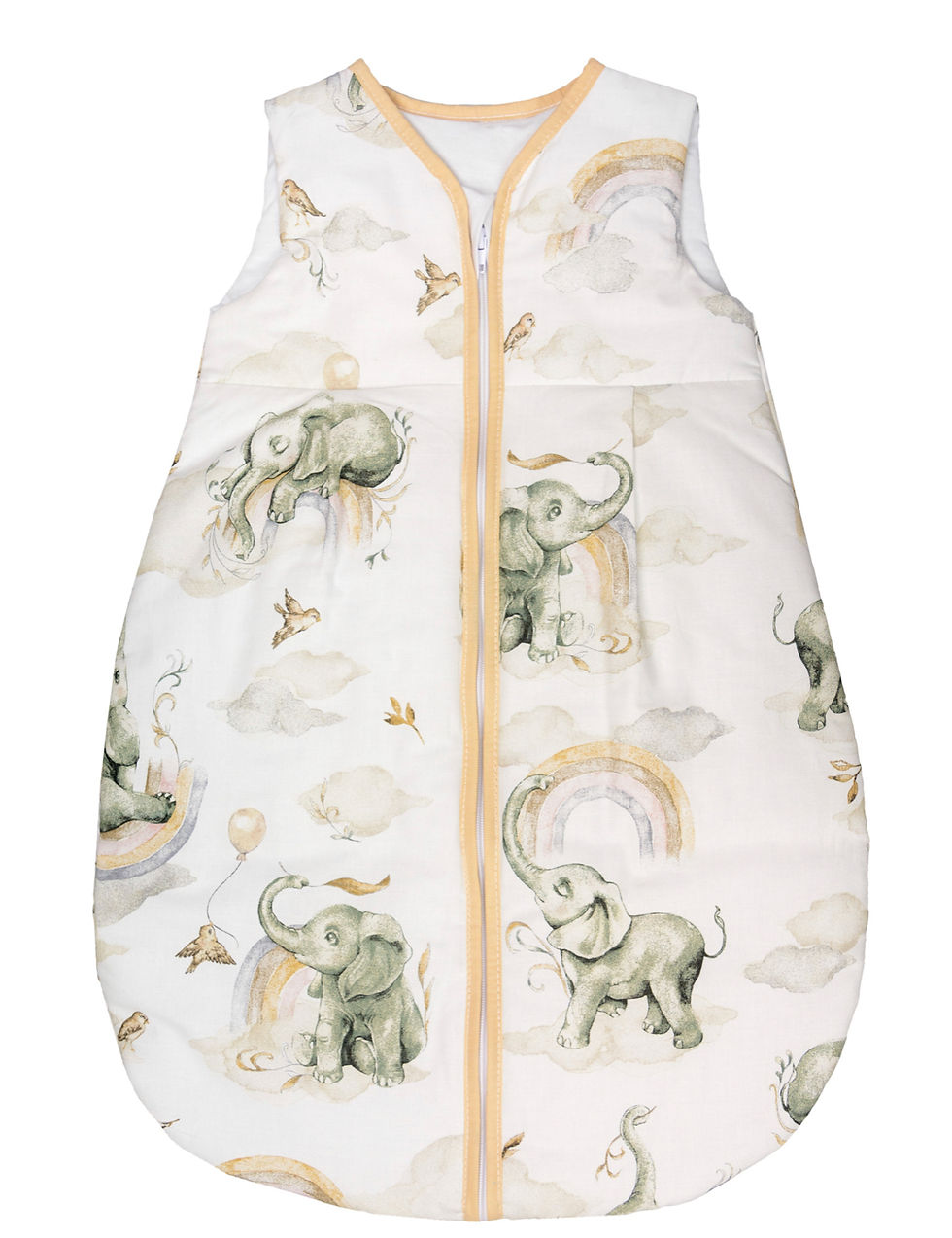 Miniatura: Pack Ahorro 13 piezas textiles para tu cuna Elefantes Beige