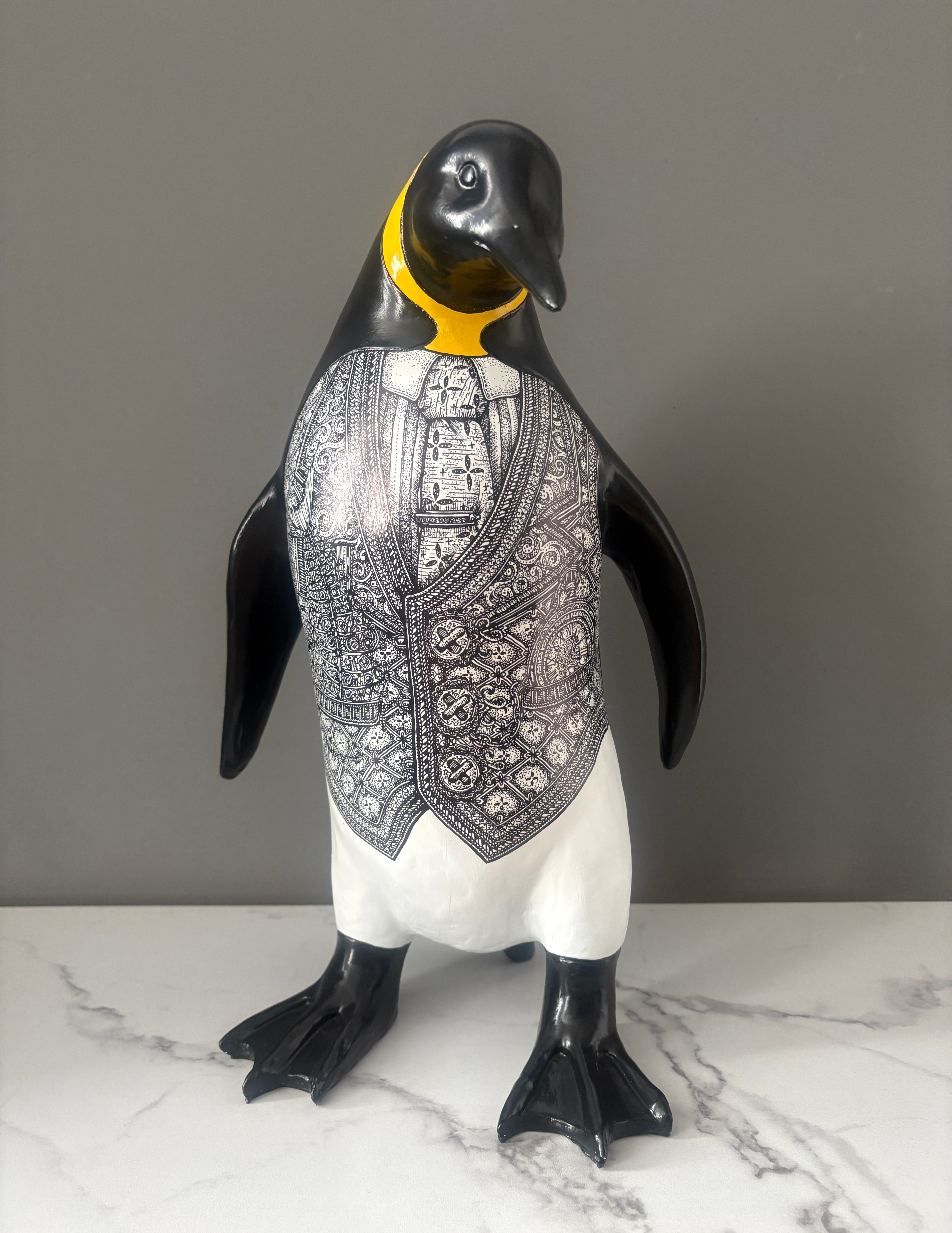 ‘Dapper Flapper’ Resin Penguin