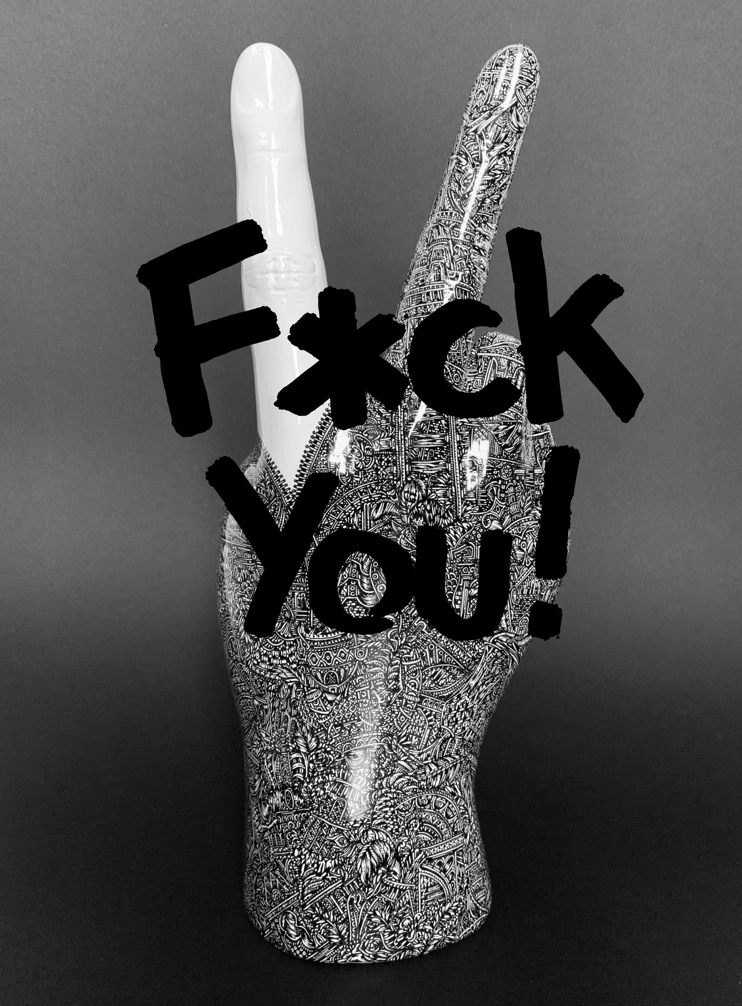 'F*ck You' & 'Peace Out' Giclée Prints A2