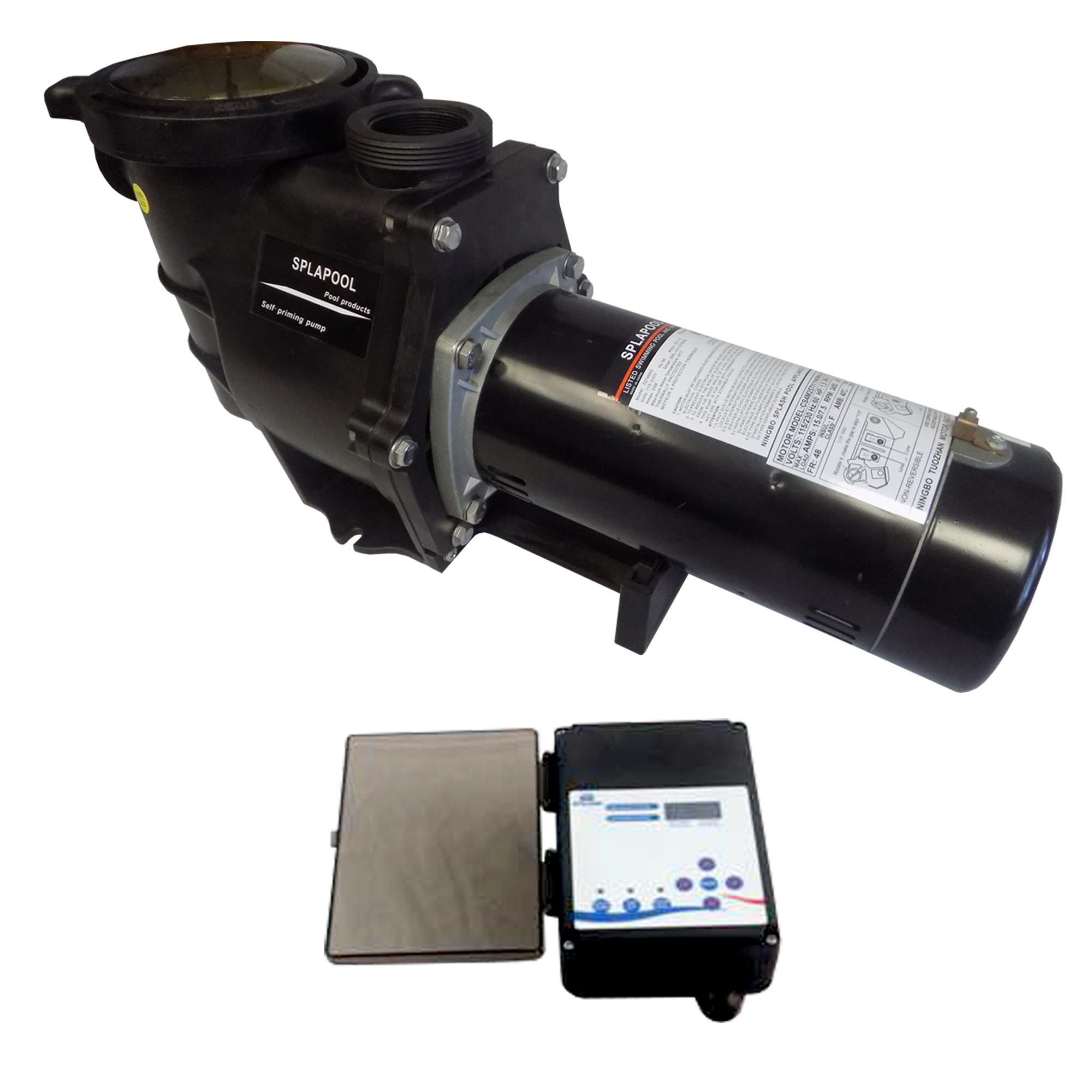 12754C Two Speed Pump for ING Pools, 1 HP/115 V with Controller