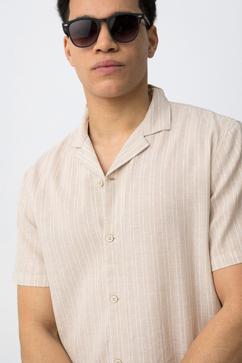 Miniature : Chemise Tiffosi Valentin 10065693  beige ou kaki