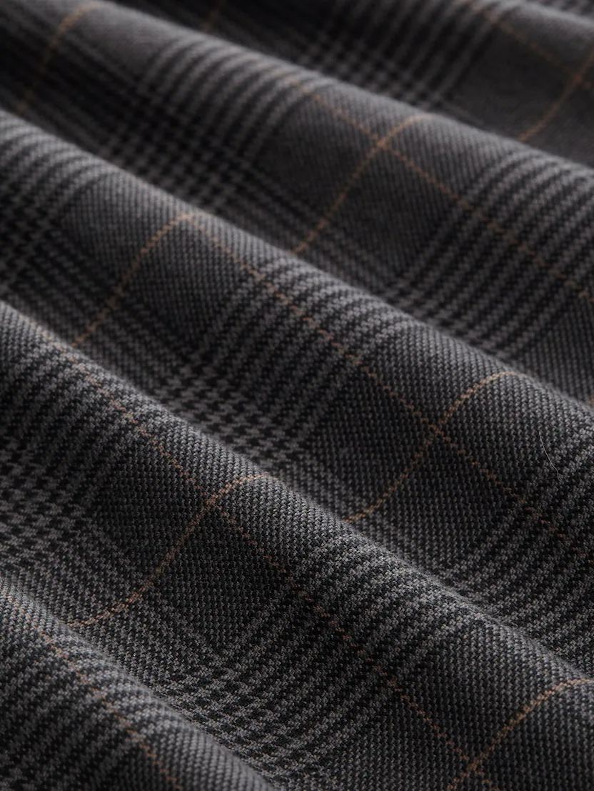 Miniature : Chino avec ceinture Tom Tailor 1020451 gris ou Prince de Galles