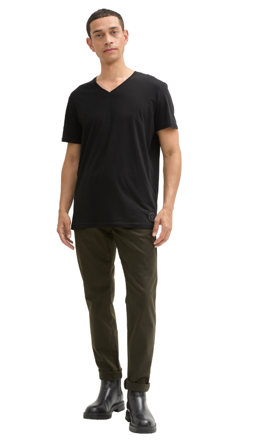 Miniature : Chino slim et doux Tom Tailor 1043719 kaki ,rouge ou beige