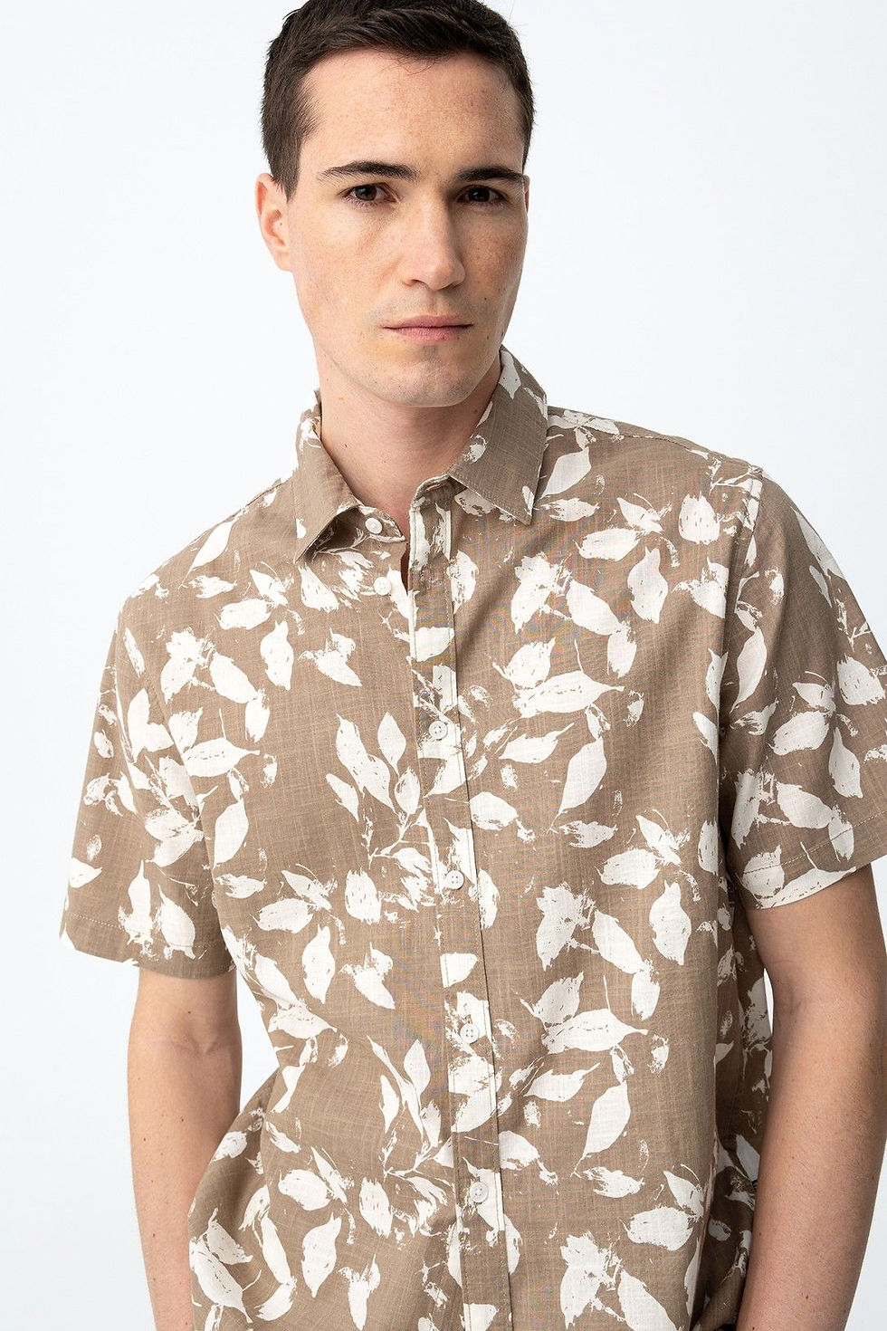 Miniature : Chemise Tiffosi Kody 10065566 marron ou bleu