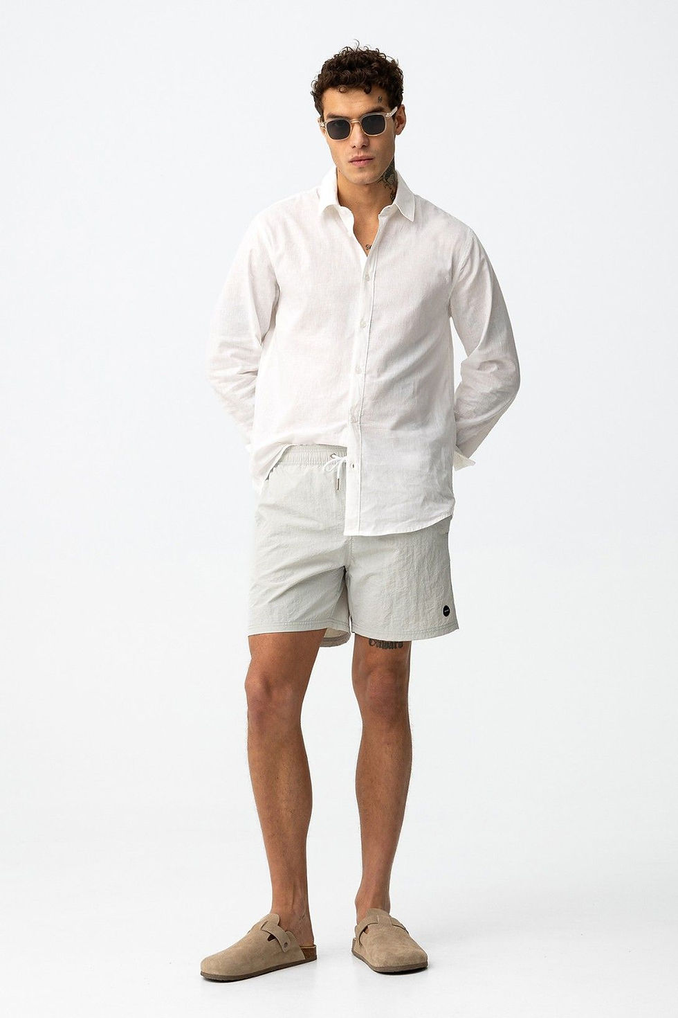 Miniature : Short de bain Tiffosi 10066044 volley9 corail, mastic bleu ou vert