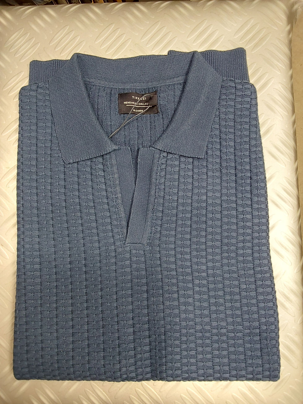 Miniature : Polo Tiffosi Walker 10065144 blanc ou bleu marine
