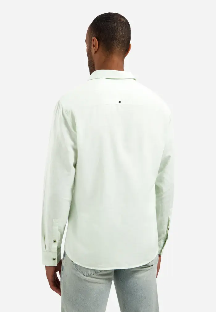Miniature : Chemise en lin-coton No Excess 31470213 white, seagreen, sky,  pink