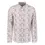 Miniature : Chemise imprimée en coton-lin No Excess 27430206 mauve ou seablue