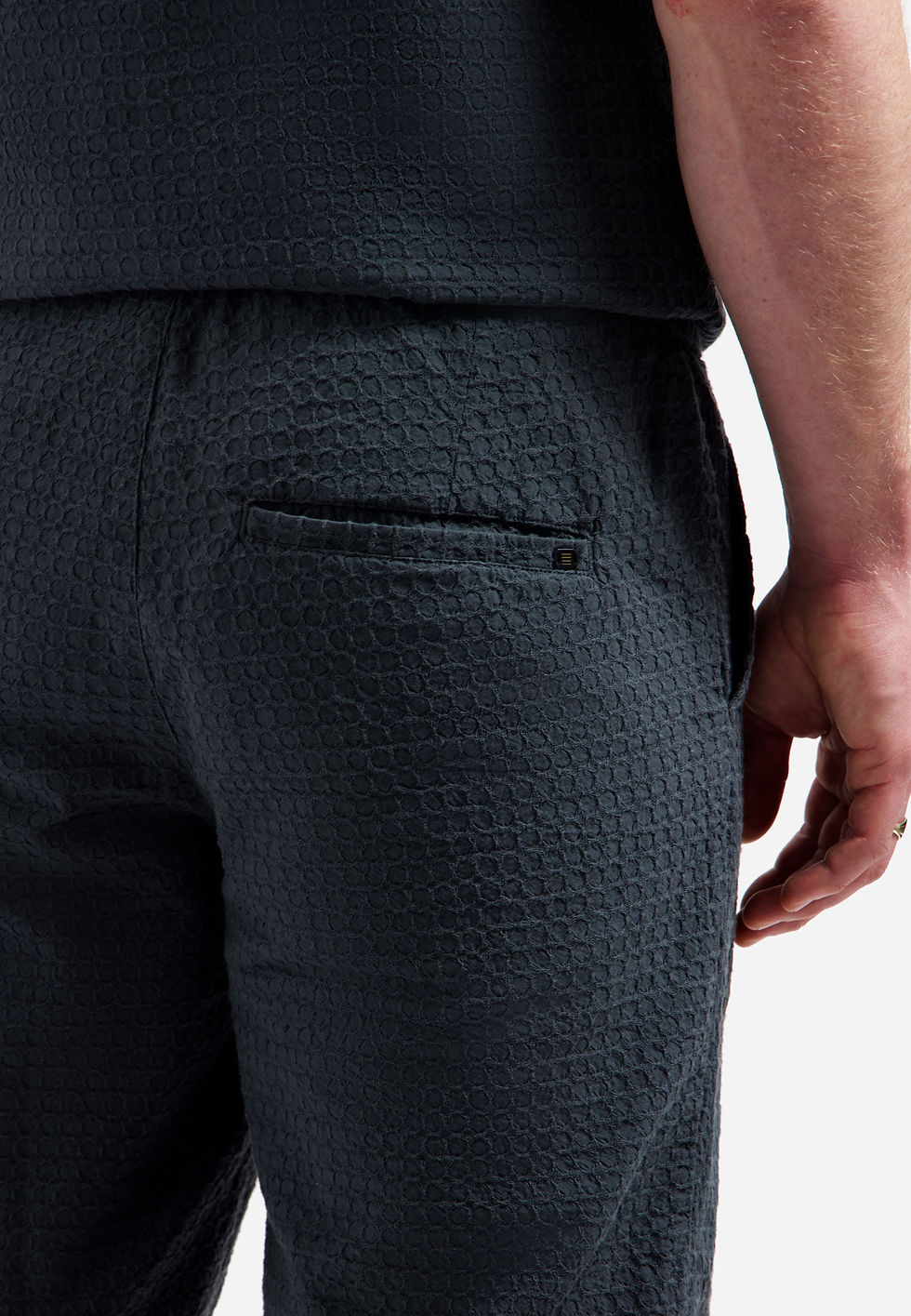 Miniature : Short Chino Jacquard Uni No Excess 318190322 desert ou dark steel