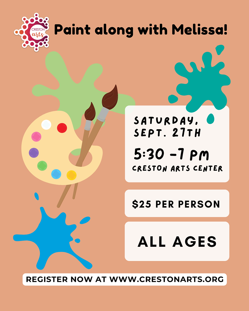 Paint along with Melissa! 