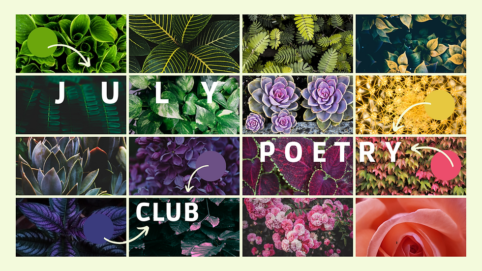 Monthly Poetry Workshop: July - roy g biv: how do different colors make you feel?