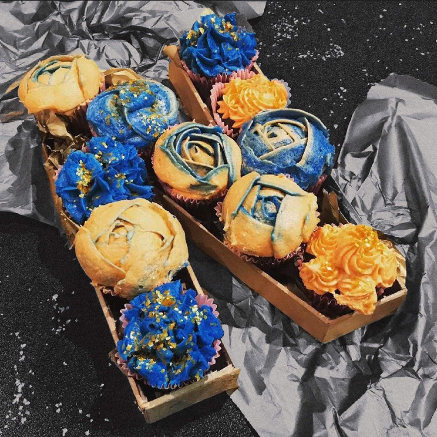 Custom Monogram Mini-Cupcakes