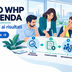 Illustrazione di un gruppo aziendale multidisciplinare che sviluppa un piano WHP attraverso analisi dei bisogni, pianificazione, implementazione e valutazione dei risultati, con logo ufficiale Pietro Ponzoni Medico del Lavoro.