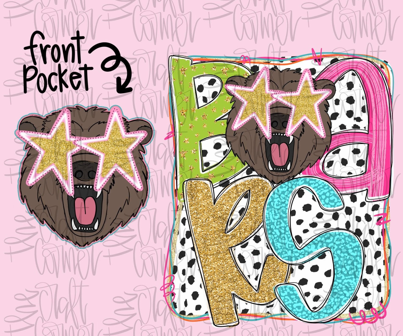 Bears front and back preppy 
