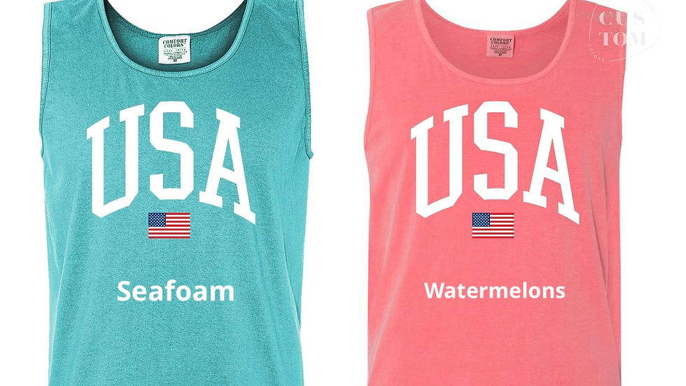 Thumbnail: USA Comfort Color Tank or Tee 