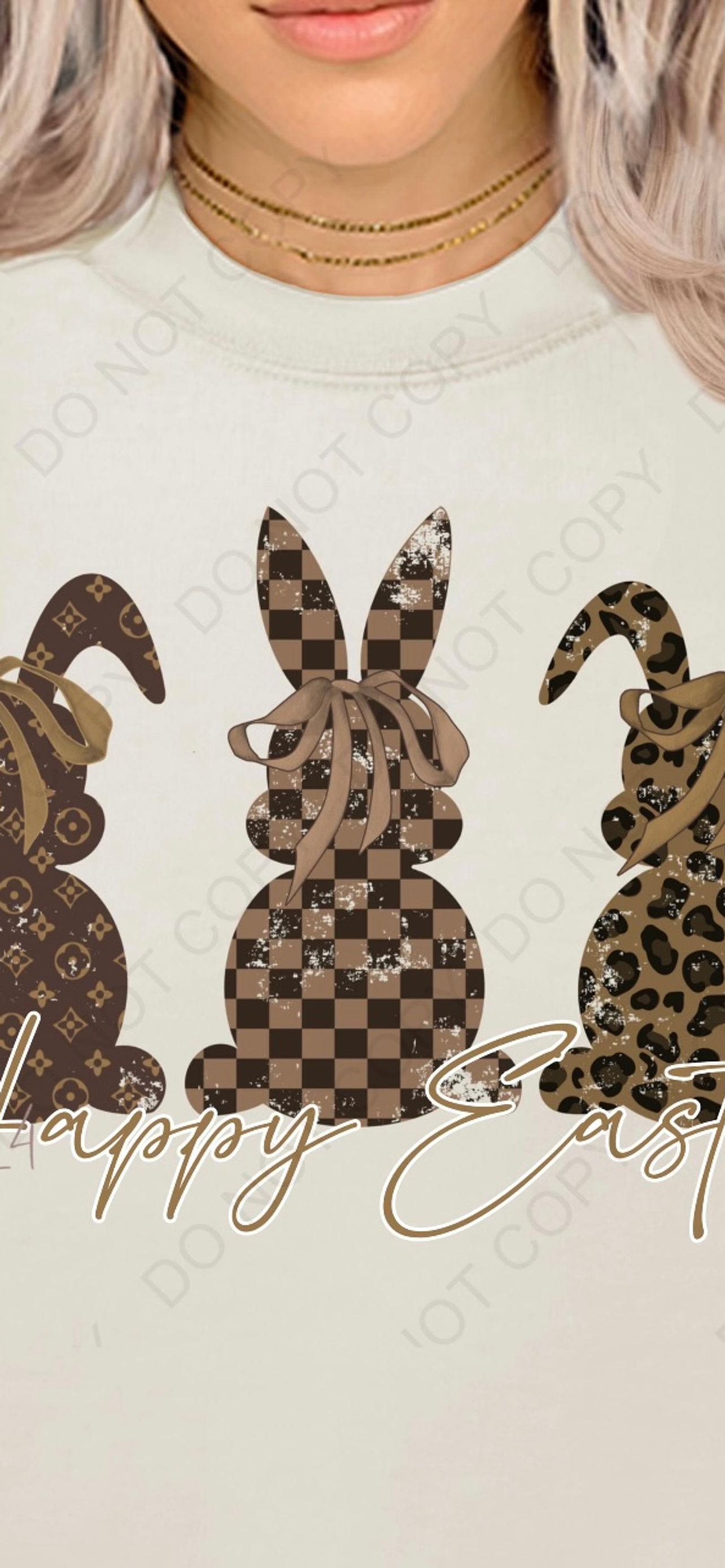 Brown Bunny trio- Easter 