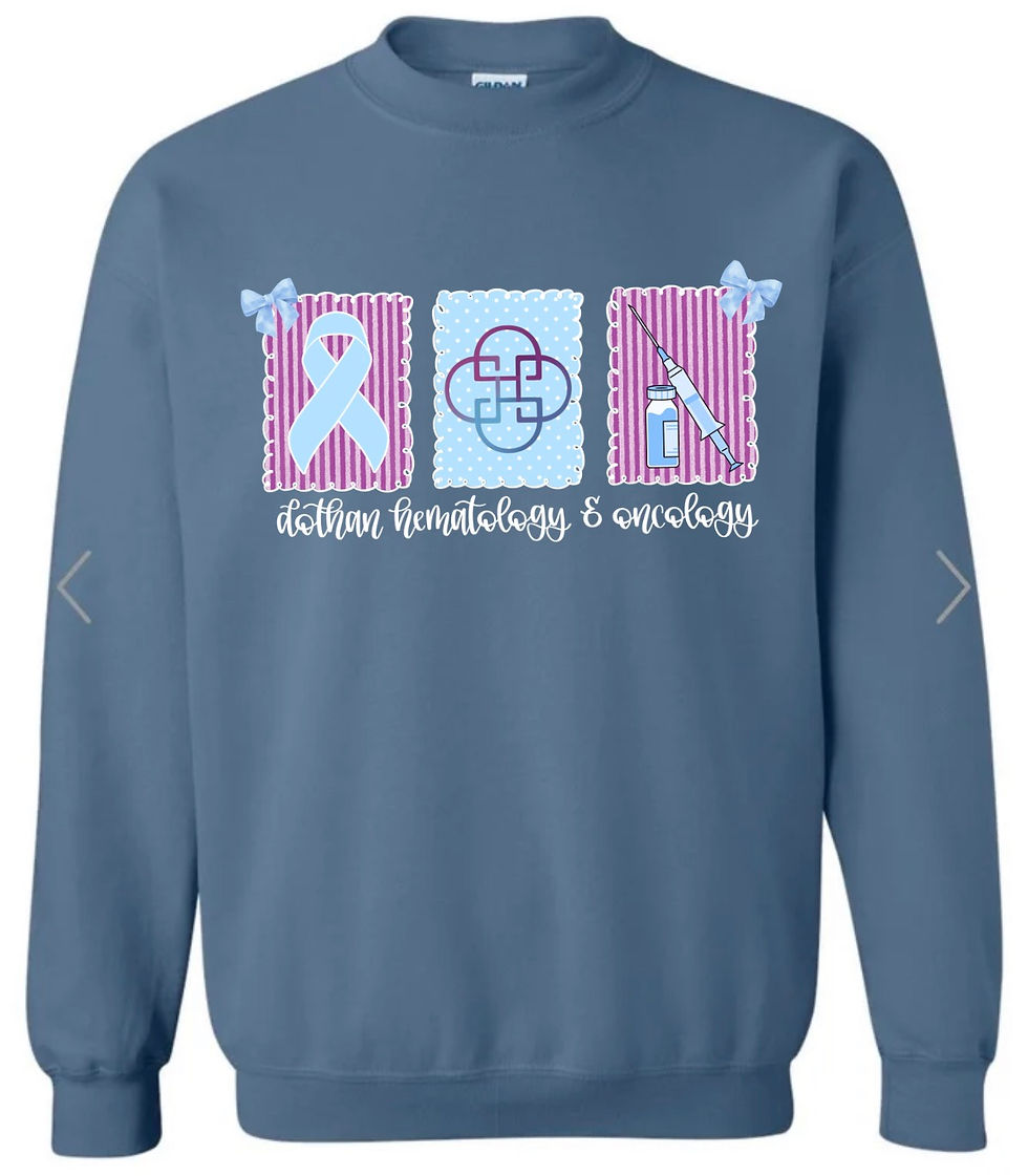 Thumbnail: Dothan Hematology & Oncology  3 Bow Border- -Indago Blue 