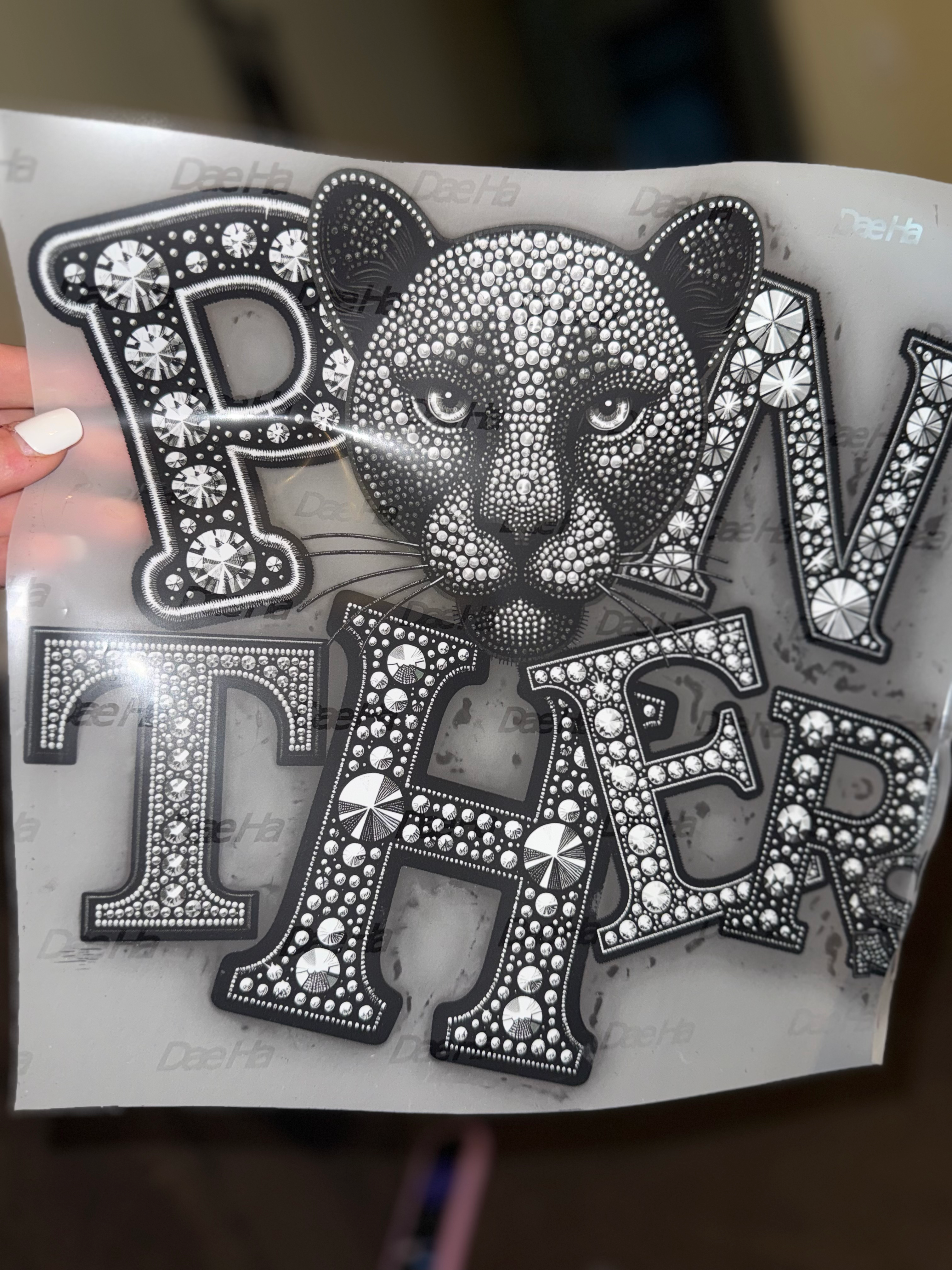 DESTASH Panthers Rhinestones  -Adult