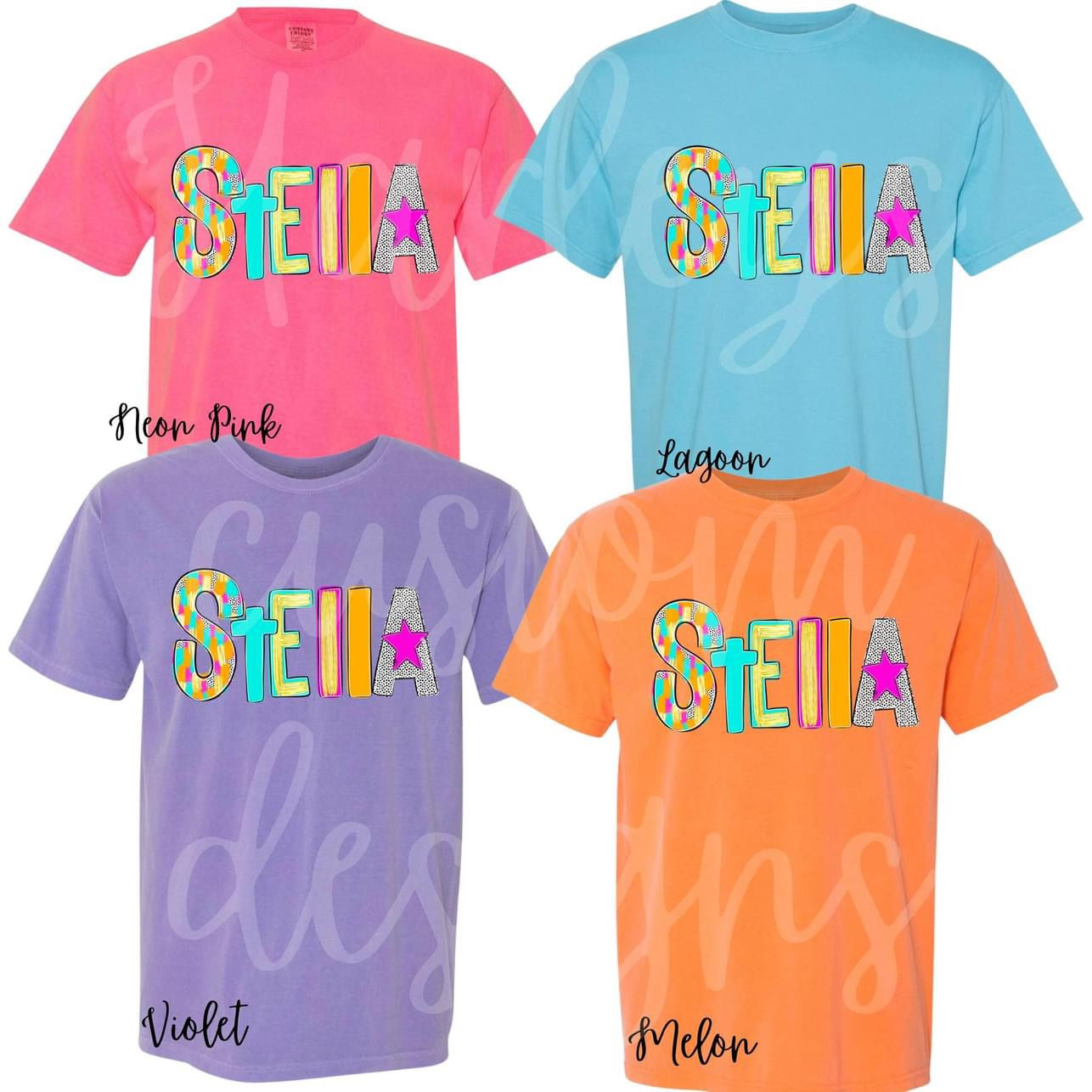 CUSTOM Poppy Style Name Comfort Color -