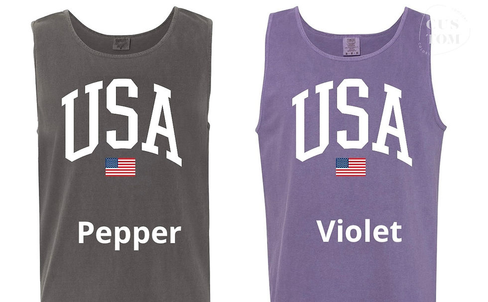 Thumbnail: USA Comfort Color Tank or Tee 