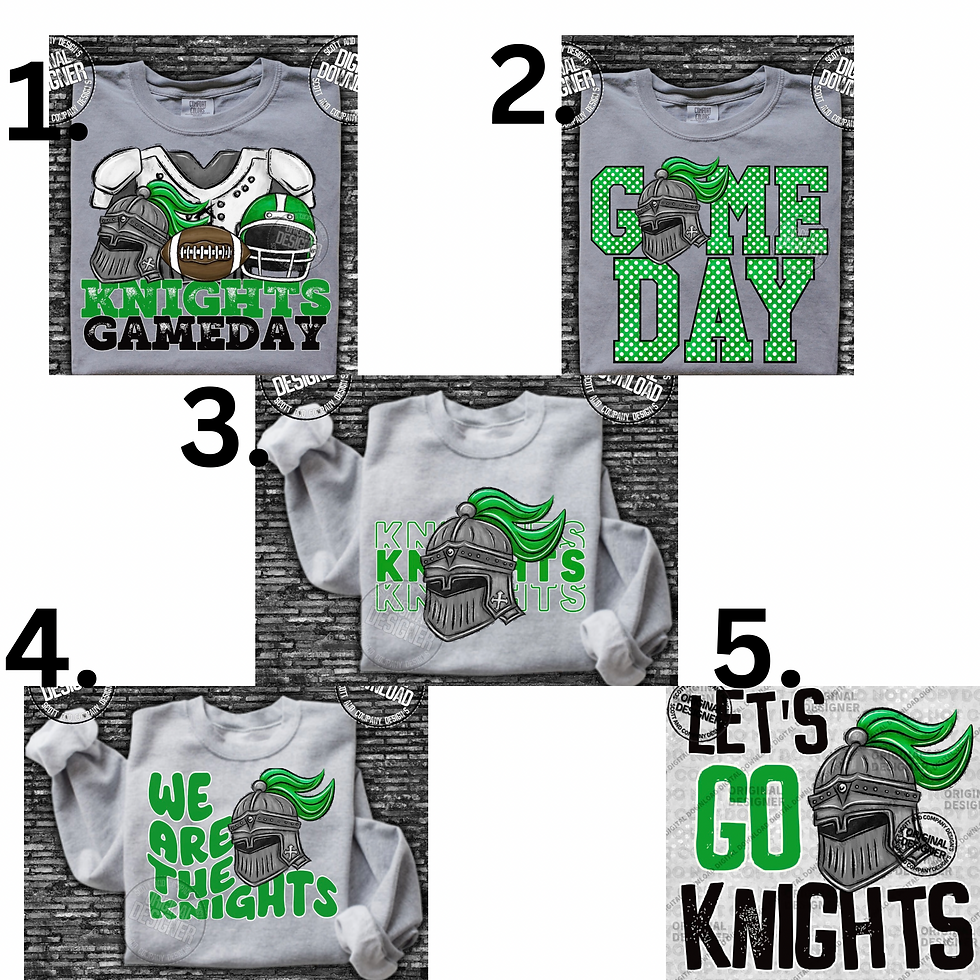 Knights Spirit Wear -Comfort Color 
