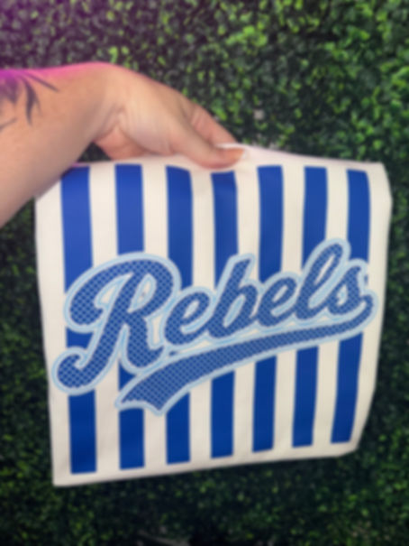 Custom Mascot with Stripes 