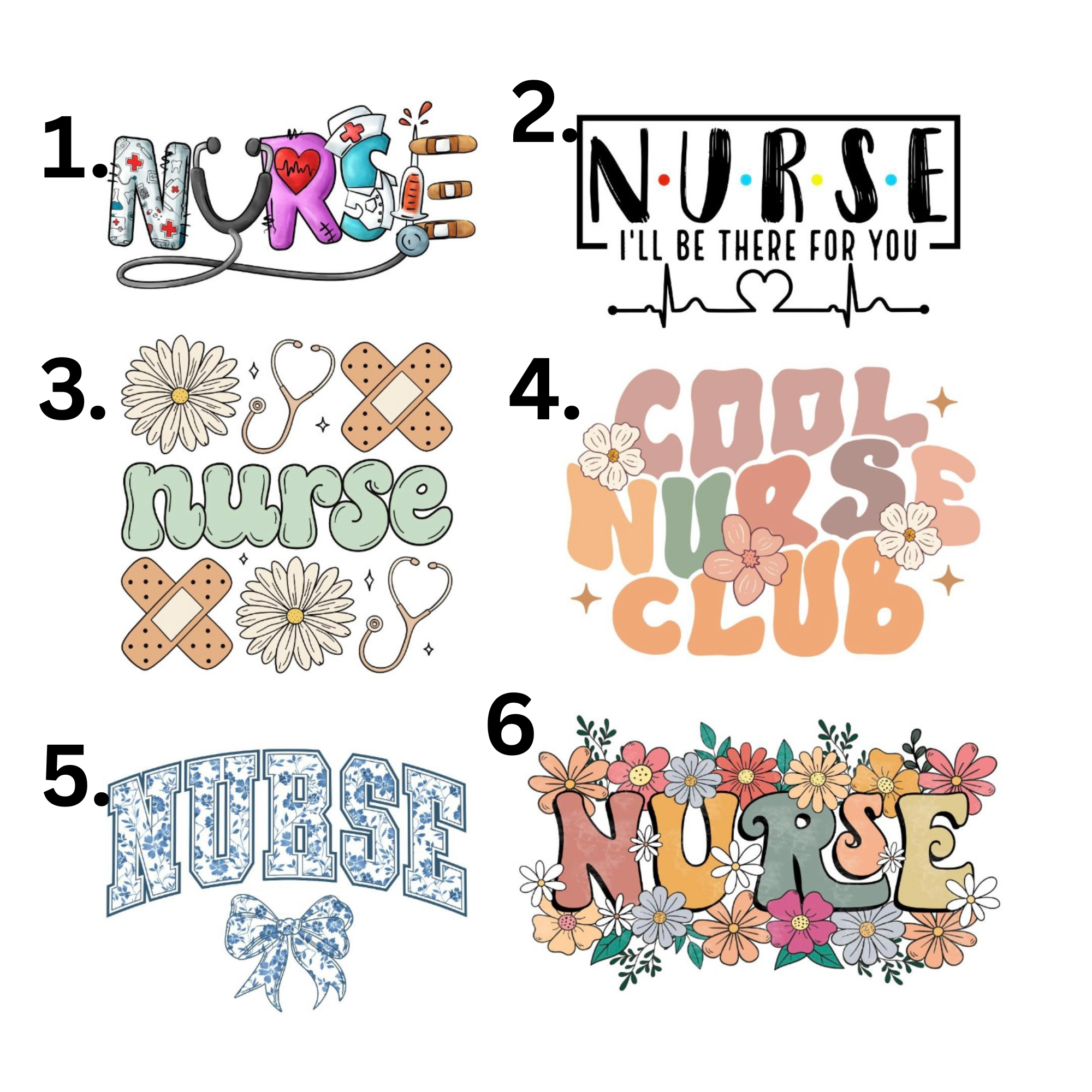 Nurse- Choose Design number 