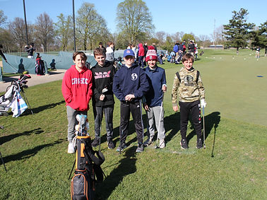 6th grade boys at golf