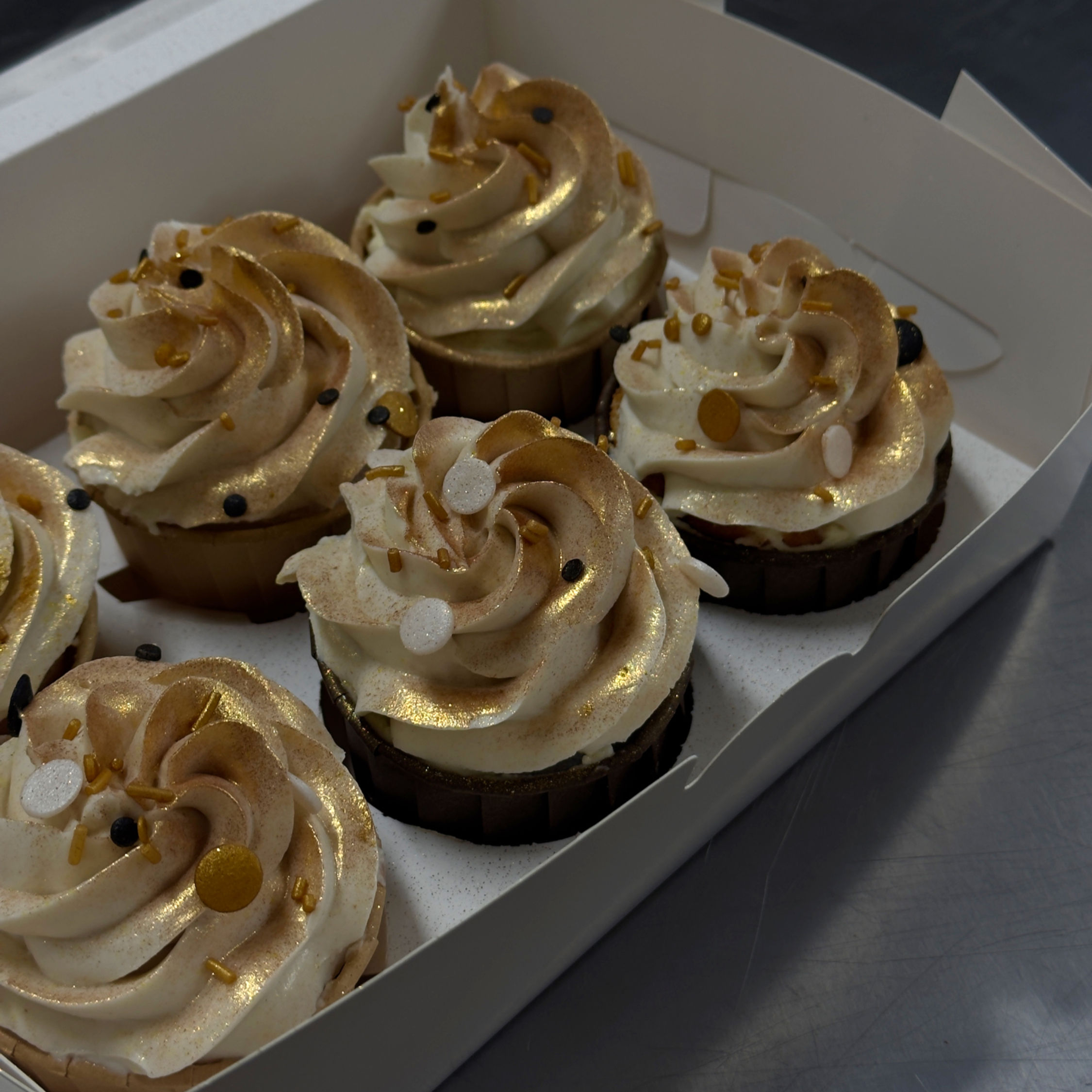 Silvesterbox Cupcakes 6er