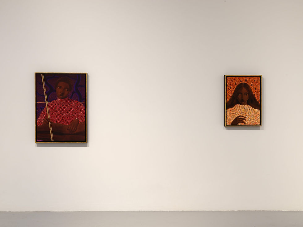 Works of Jem Perucchini at Strange Fruit exhibition. Credit: Corvi-Mora Gallery